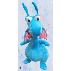 Disney Doc McStuffins Talking Stuffy 13" Plush Blue Dragon Just Play Tested EC